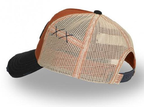 Von Dutch Trucker Cap - UESD 07 Orange Navy Beige