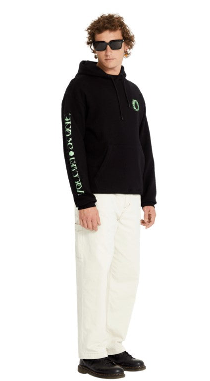 Volcom Handerry Glow In The Dark Hoodie - Black
