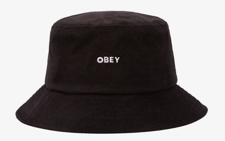 Obey Bold Cord Bucket Hat - Black