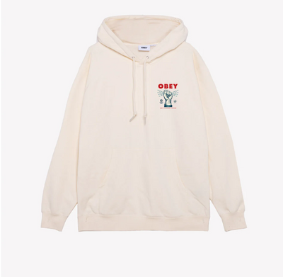Obey NEW CLEAR POWER HEAVYWEIGHT PULLOVER Unbleached