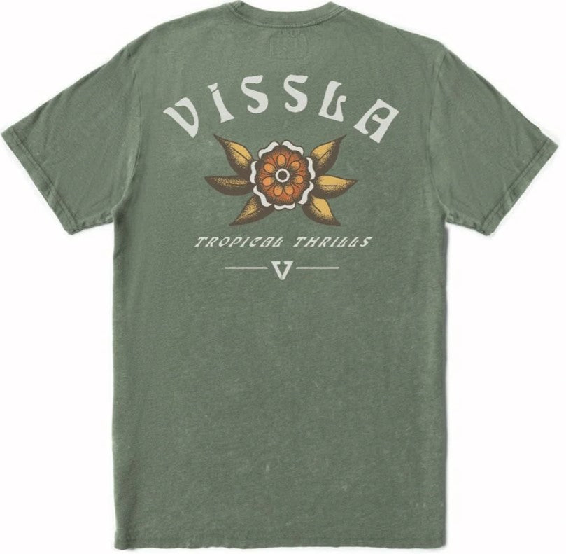 Vissla Inklines Cosmic Wash Short Sleeve Tee - Sage