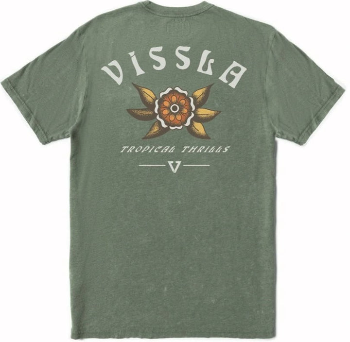 Vissla Inklines Cosmic Wash Short Sleeve Tee - Sage
