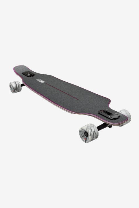 Globe Outlier 36" Longboard - Purple Flames