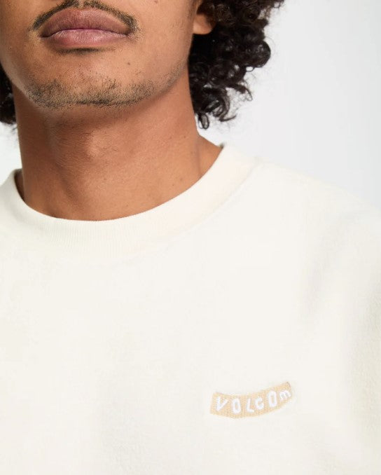 Volcom Too Kool Sweatshirt - Dirty White