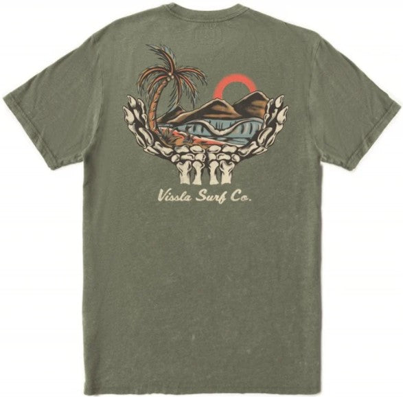 Vissla Boneyards Cosmic Wash Ss Tee SAGE