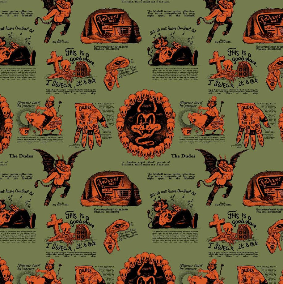 The Dudes Beelzebud Green Boxer Green