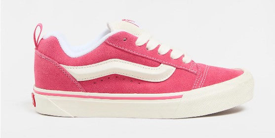 Vans Knu Skool Shoe - Retro Color Pink / True White