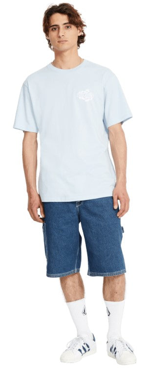 Volcom Startlog BSC T-Shirt - Carolina Blue