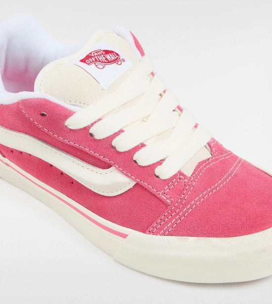 Vans Knu Skool Shoe - Retro Color Pink / True White