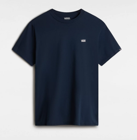 Vans LEFT CHEST LOGO T-SHIRT - Navy / White