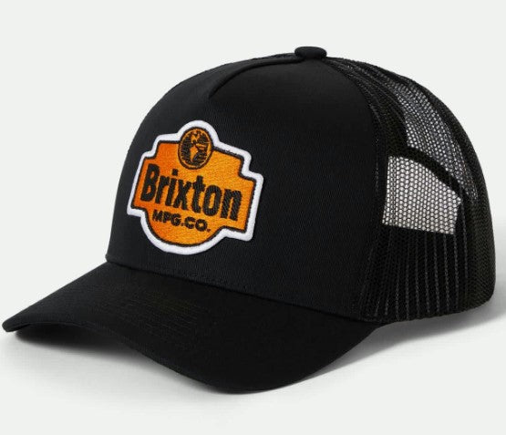 Brixton Genuine Quality Netplus Trucker Hat -Black