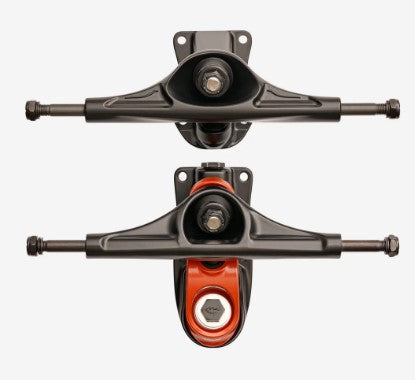 Globe Slant Surf Skate Trucks - Black/Red
