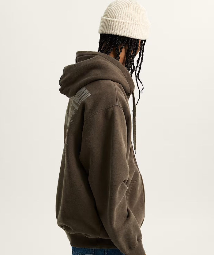 Vans Earthbound Loose Zip Hood - Coal/Brown