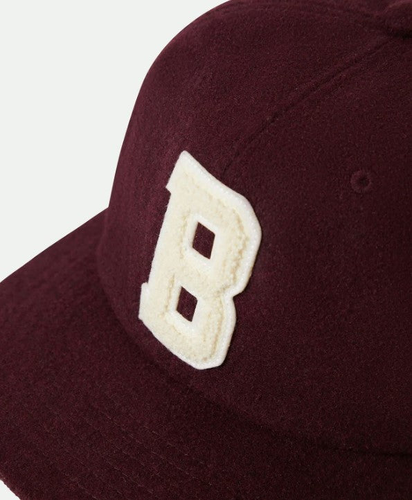 Brixton Big B Snapback Cap - Port Bordeauxrot