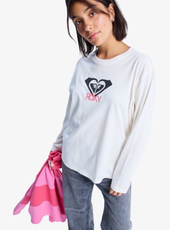ROXY Hangloose Art - Longsleeve WB50 White