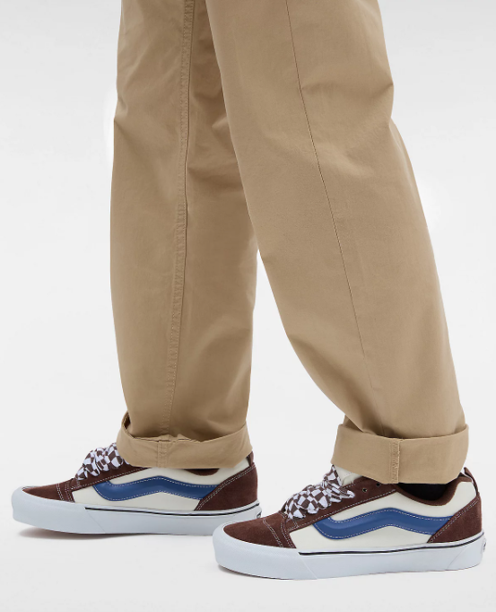 Vans Knu Skool Shoe - Mega Checker Potting Soil