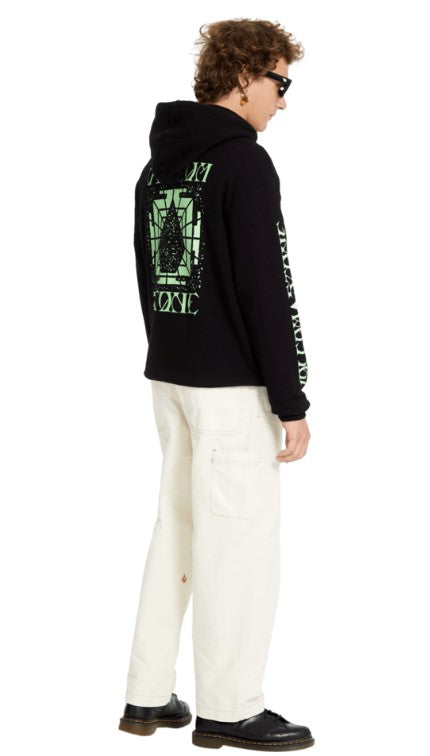 Volcom Handerry Glow In The Dark Hoodie - Black