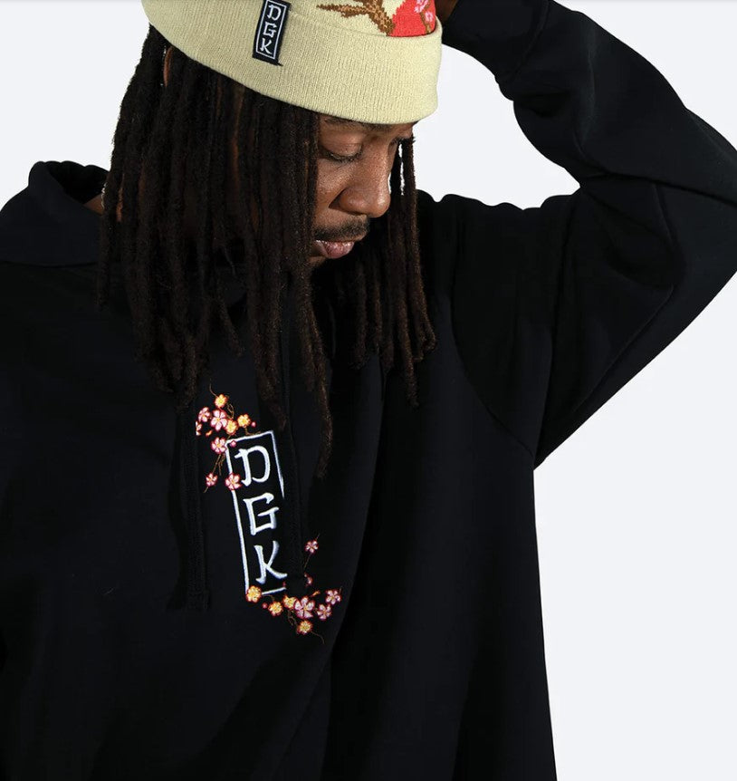 DGK Ancestry Embroidered Hooded Fleece Black