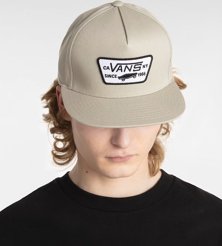 Vans Full Patch Snapback Cap - London Beige Grau