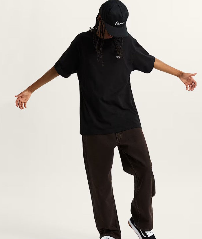 Vans Left Chest II Bestickt Loose T-Shirt - Black