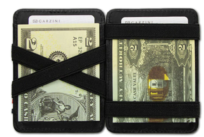 Garzini / Hunterson Urban Magic 8 Card Wallet - Black