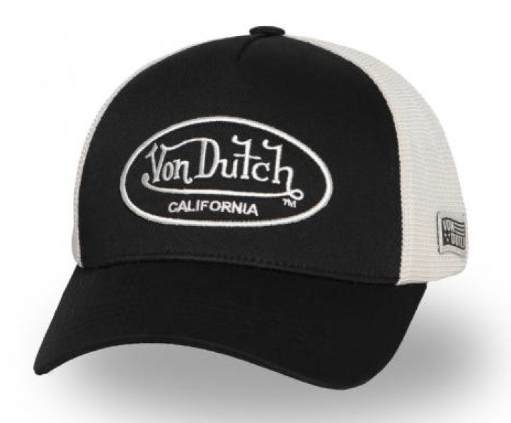 Von Dutch LOF B30 Baseball Cap - Black Beige