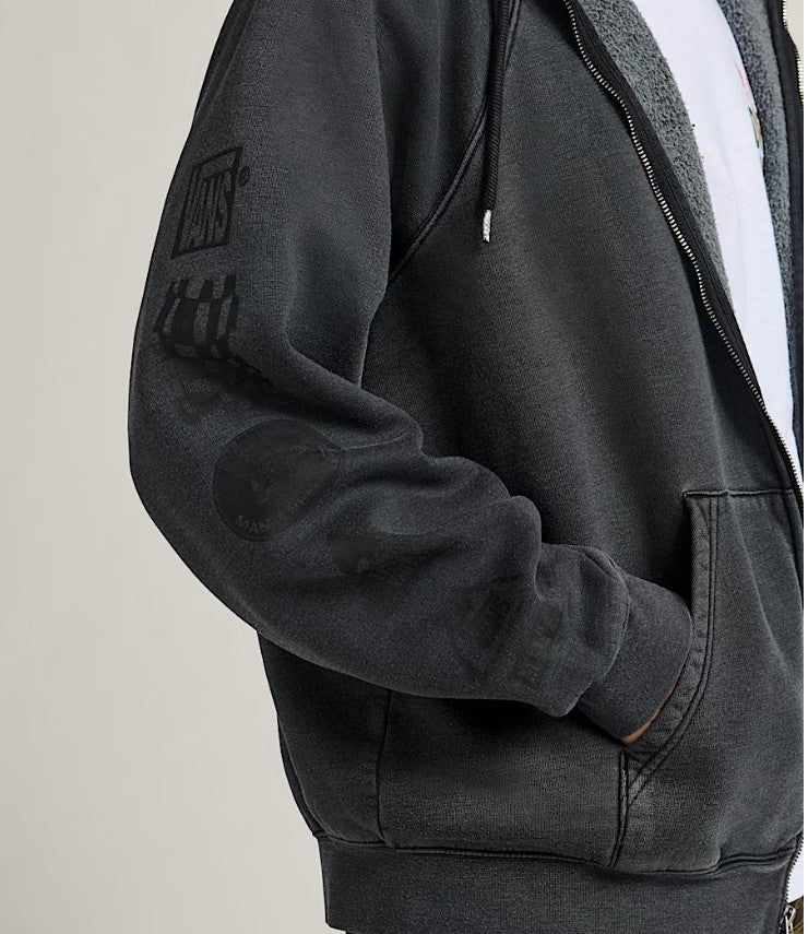 Vans Team Team Zip Jacke Hoodie / Washed Black