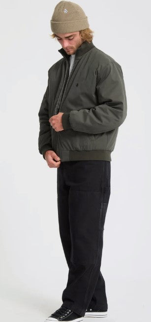 Volcom Damerman Bomberjacke - Rinsed Black