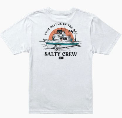 Salty Crew Day Charter T-Shirt - White