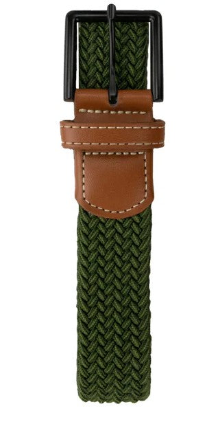 Garzini Braided Belts - Green
