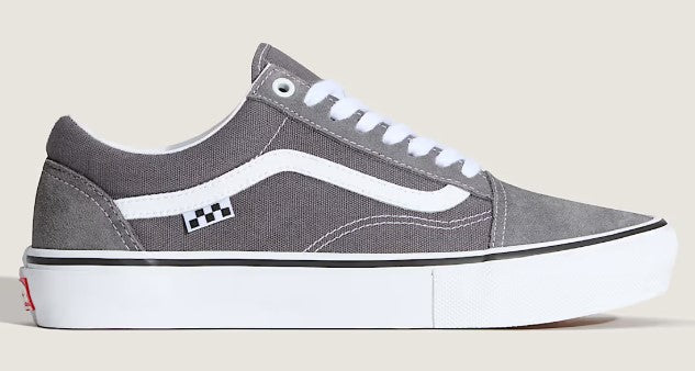 Vans Old Skool Skate Pro - Pewter / White