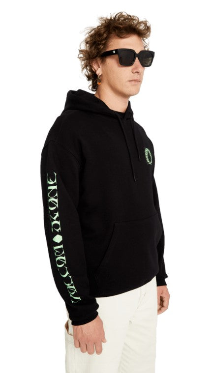 Volcom Handerry Glow In The Dark Hoodie - Black