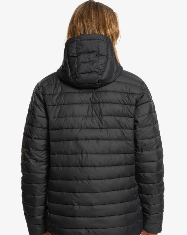 Quicksilver Scaly Daunenjacke mit Kapuze - Schwarz