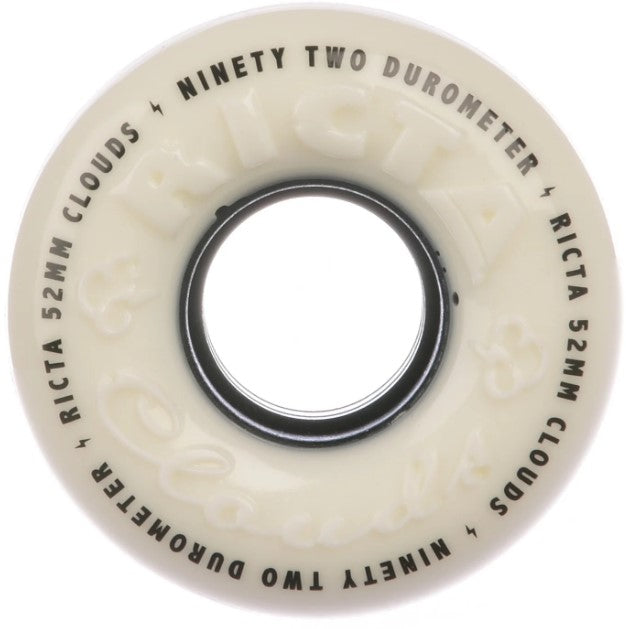 Ricta Wheels 54mm Clouds Black 92a Skateboard-Rollen