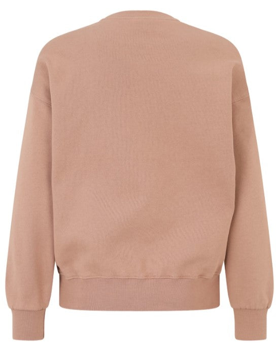 Iriedaily Burger Love Crewneck cedar rose