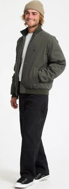 Volcom Damerman Bomberjacke - Rinsed Black