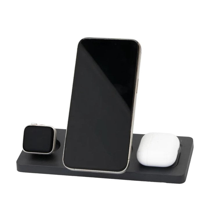 Garzini 3-in-1-Wireless-Ladegerät IPhone  -  Black