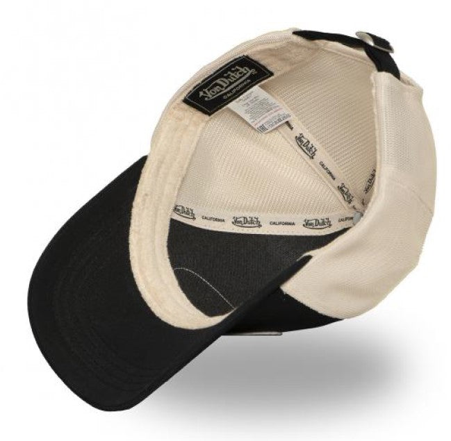 Von Dutch LOF B30 Baseball Cap - Black Beige