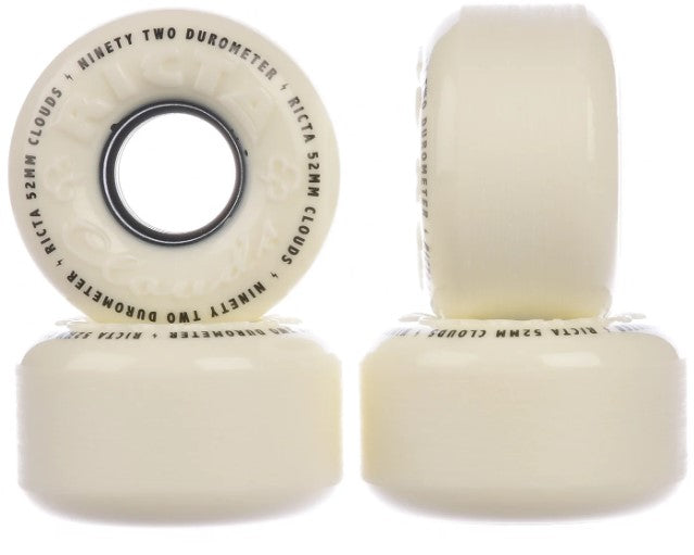 Ricta Wheels 54mm Clouds Black 92a Skateboard-Rollen