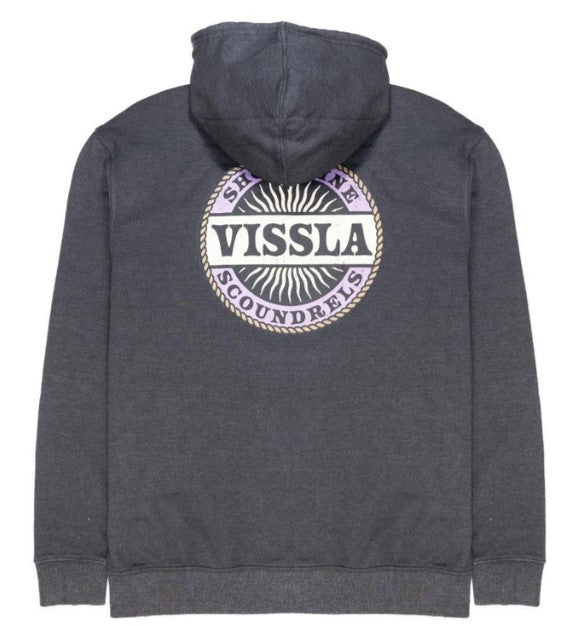 Vissla Scoundrels Hoodie Fleece Black heather