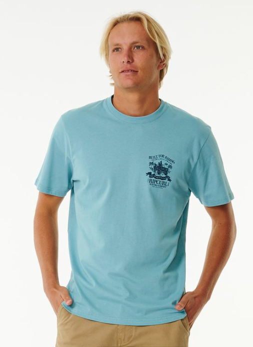 RipCurl Search Trip T-Shirt - Dusty Blue