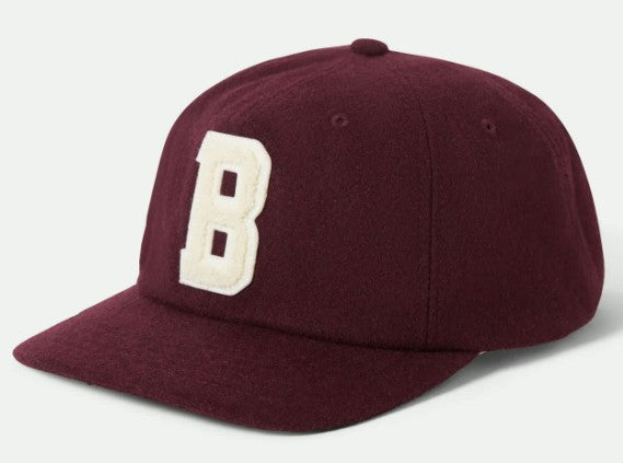 Brixton Big B Snapback Cap - Port Bordeauxrot