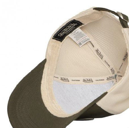 Von Dutch LOF B32 Baseball Cap - Olive Beige