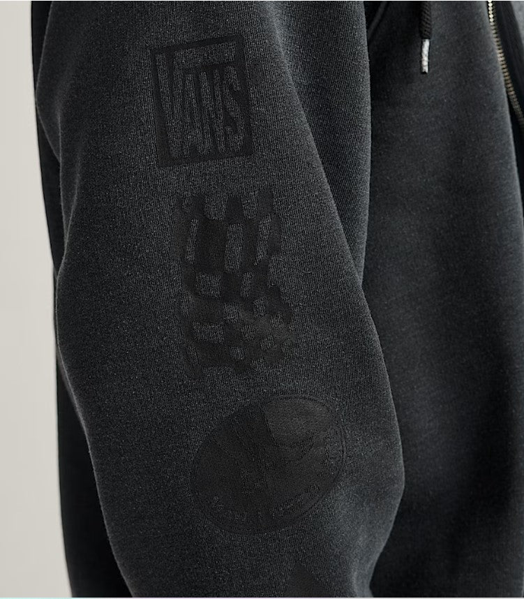 Vans Team Team Zip Jacke Hoodie / Washed Black