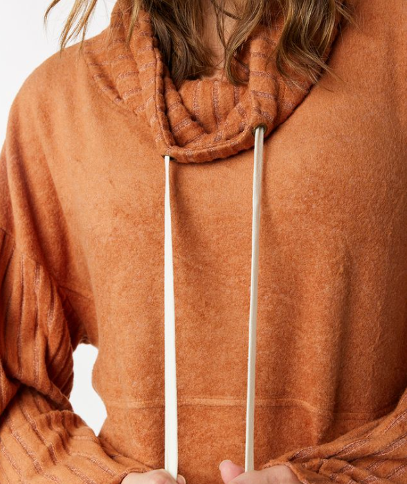 Ripcurl Cosy Roll Neck II Fleece mit Rollkragen - Light Brown