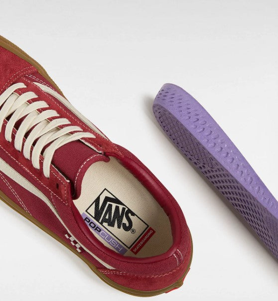 Vans Skate Old Skool - Red/Gum