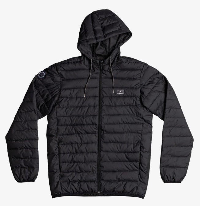 Quicksilver Scaly Daunenjacke mit Kapuze - Schwarz