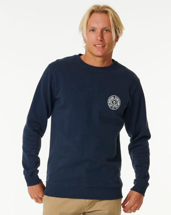 Ripcurl Stapler Crew-Sweater - Navy