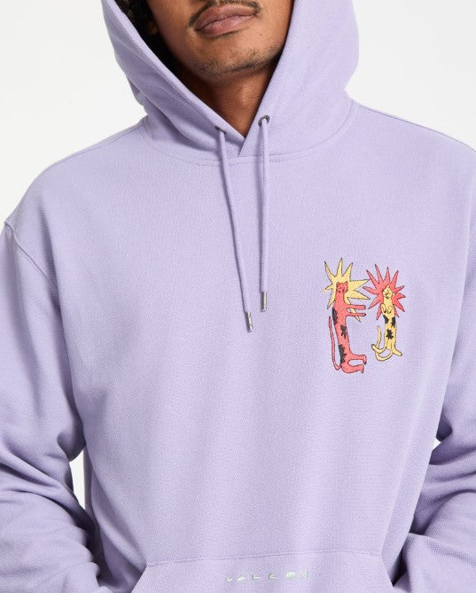 Volcom Longo Cats Hoodie - Purple Ash