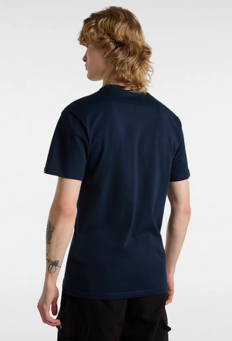 Vans LEFT CHEST LOGO T-SHIRT - Navy / White